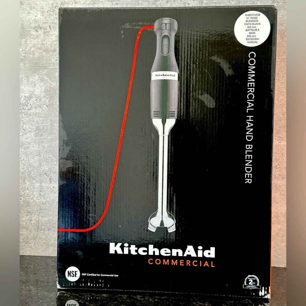 SOLD. KitchenAid commercial hand blender
